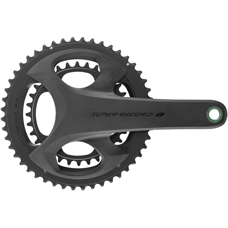 Campagnolo Super Record S Wireless Crankset – 170mm 12-Speed 50/34t Campy 121/88 Asym BCD Ultra Torque Spindle Carbon