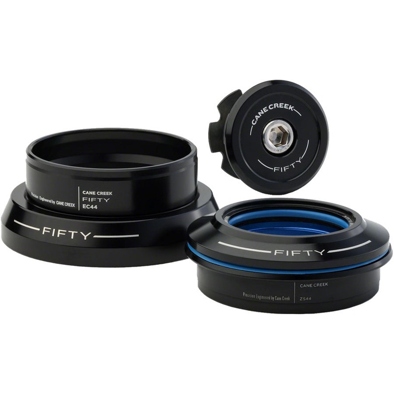 Cane Creek 50 Headset – ZS44/28.6/H8 Upper | EC44/30 Lower, Tapered, Black