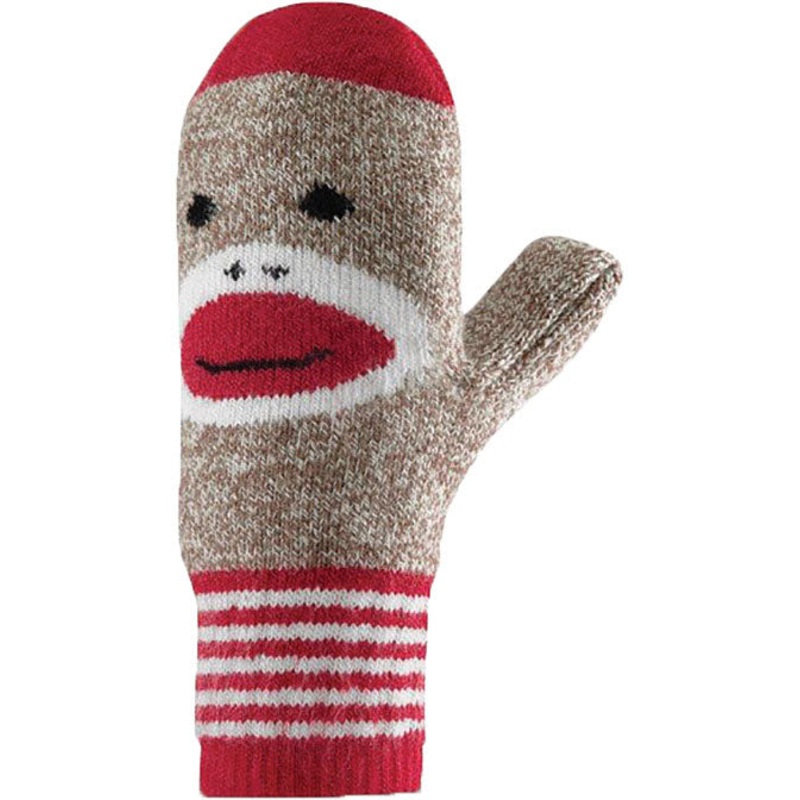 Kids & Adult Fox River Monkey Mittens  Warm Merino Wool, Mid-Weight, Classic Style, Elastic Cuffs, American Icon-Inspired Winter Gloves LG KIDS