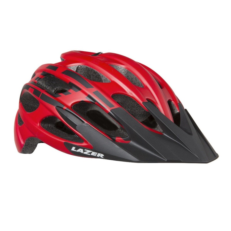 Lazer Magma+ MTB Helmet – Red-Black Red – Black Medium