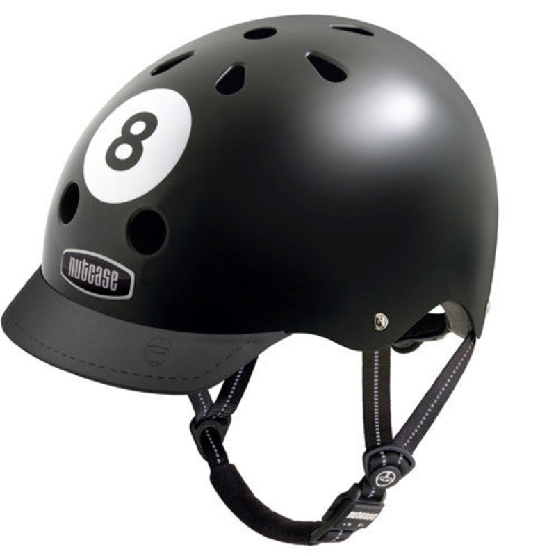 Nutcase Gen3 Urban Street Helmet – 8 Ball Black – 8 Ball Small