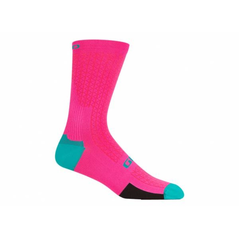 Giro HRC Team Sock – Neon Pink Neon Pink Small