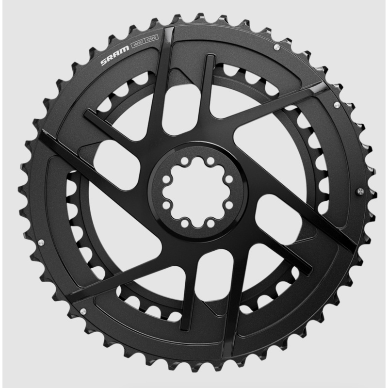 SRAM Rival 2x Chainring Kits 48/35t & 46/33t Aluminum Aluminum for 12-Speed, Direct Mount, Black, Precision Shifting, X-Range Technology 48/35T