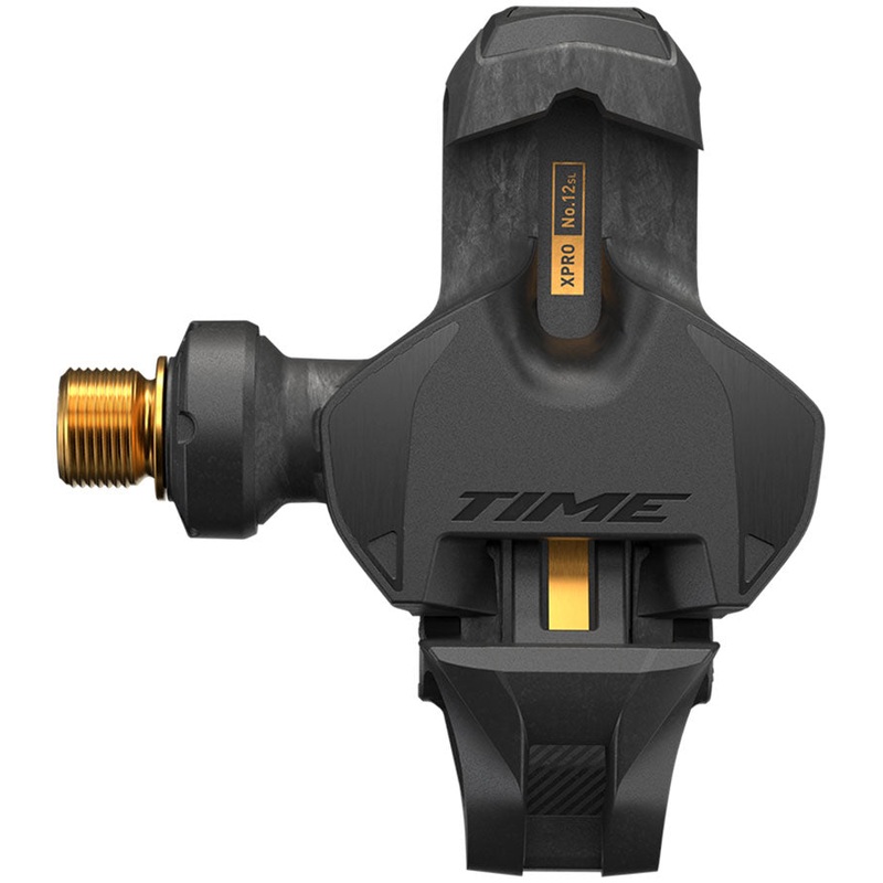 Time XPRO 12SL Pedals – Single Sided Clipless, Carbon, 9/16″, Carbon/Gold, QF 51, C1