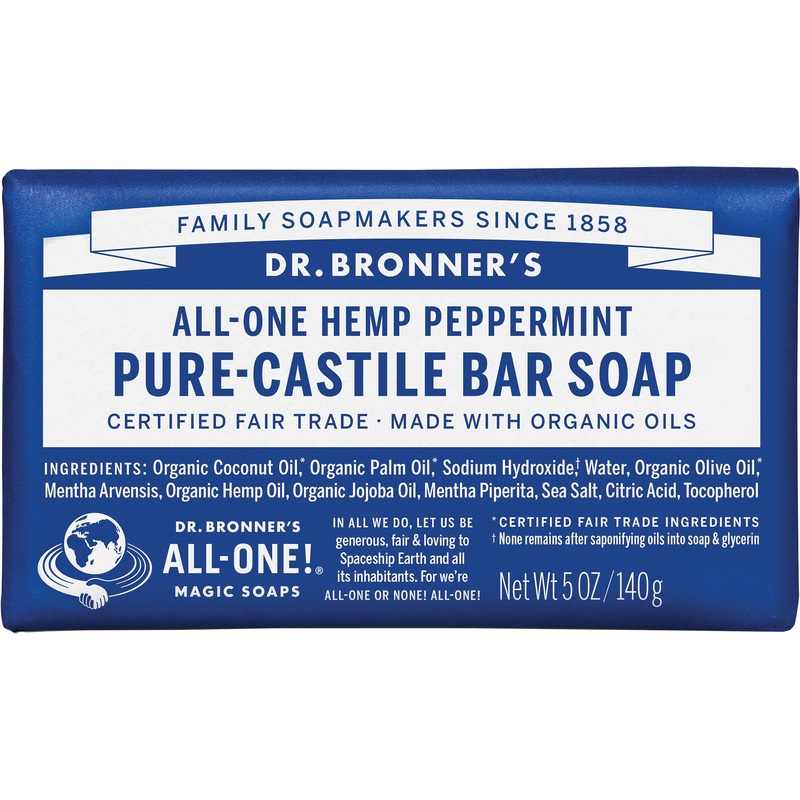 Dr. Bronner’s Peppermint Liquid Soap: All-in-One Bar Soap & Shampoo Combo