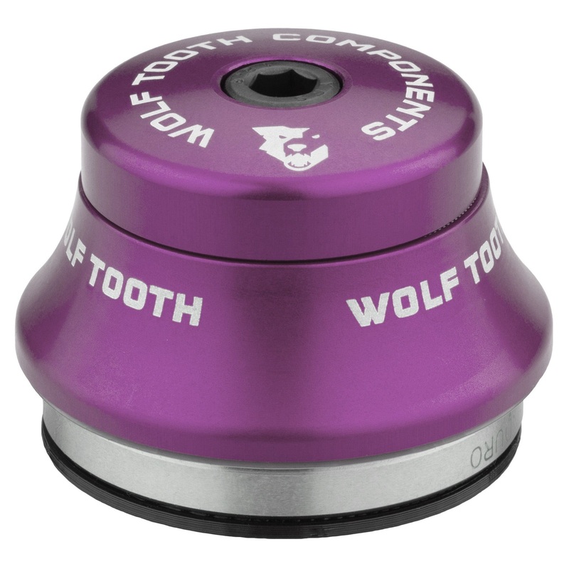 Wolf Tooth Premium IS Headset – Integrated Upper IS41/28.6 15mm Stack, Purple