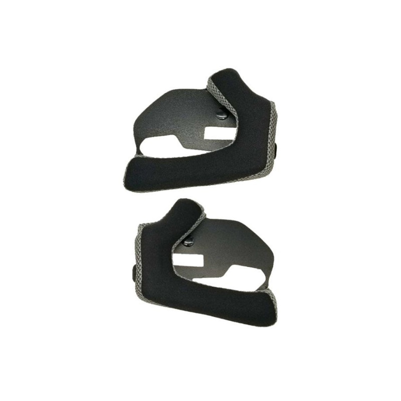7 iDP Project 23 Cheek Pad Set – ABS Black X-Small – 35mm