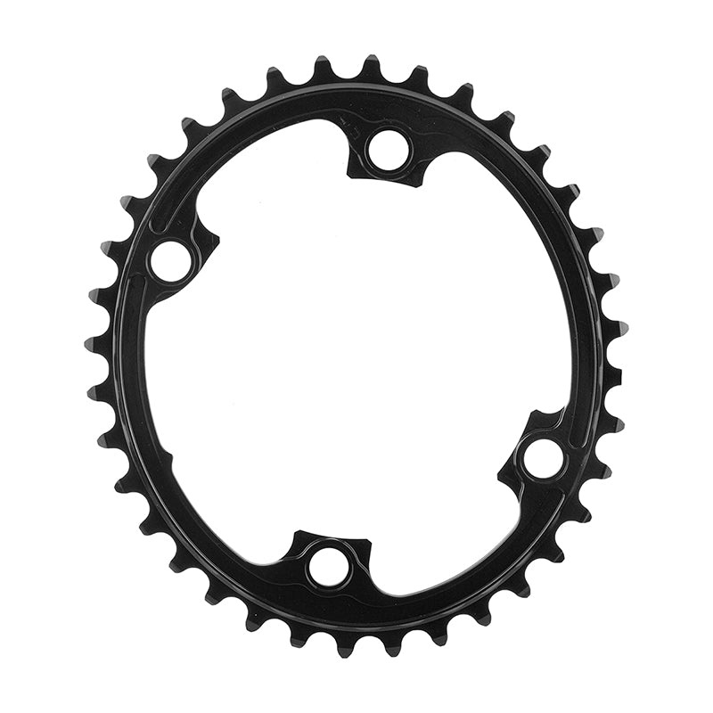 absoluteBLACK Premium Oval 110 BCD Road Inner Chainring Shimano Dura-Ace 9100 – 36t 110 Shimano Asymmetric BCD 4-Bolt BLK