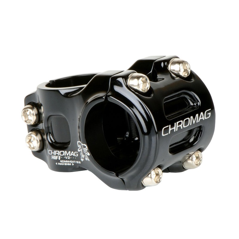 Chromag HiFi Alloy Bike Stem  50mm Length, 31.8mm Clamp, +0 Rise, 1 1/8″ Steerer, Lightweight Forged Design for Mountain & Trail Cycling 50mm