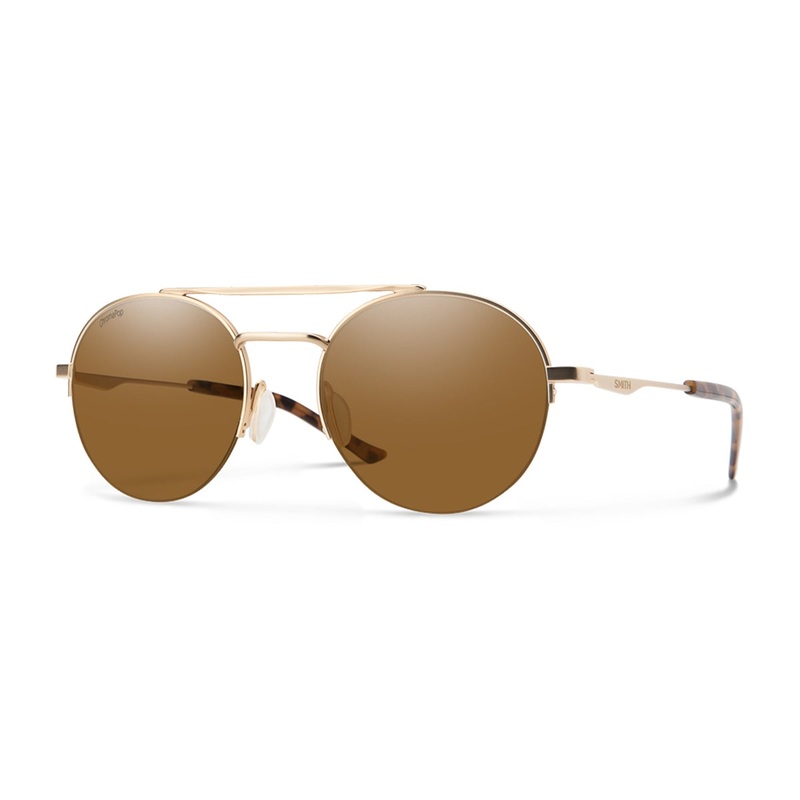 Smith Transporter Sunglasses – Matt Gold Matt Gold Brown ChromaPop Polarized Lens