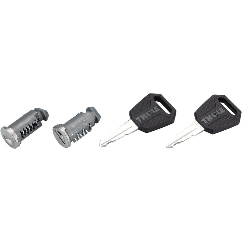 Thule One-Key Lock System Packs: Durable, Convenient, Keyed Alike Locking Solutions for Bicycle & Gear Security in Various Quantities 2-Pack