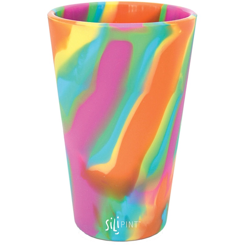 Silipint Silicone Drinkware  Unbreakable, Food-Grade, Dishwasher & Microwave Safe Cups & Mugs for Hot & Cold Beverages HIPPY HOP