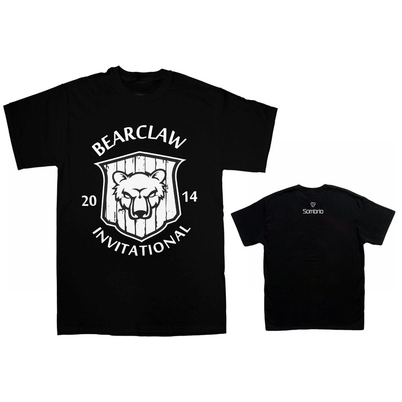 Sombrio Bearclaw Invitational Tee Shirt – Black Black Large