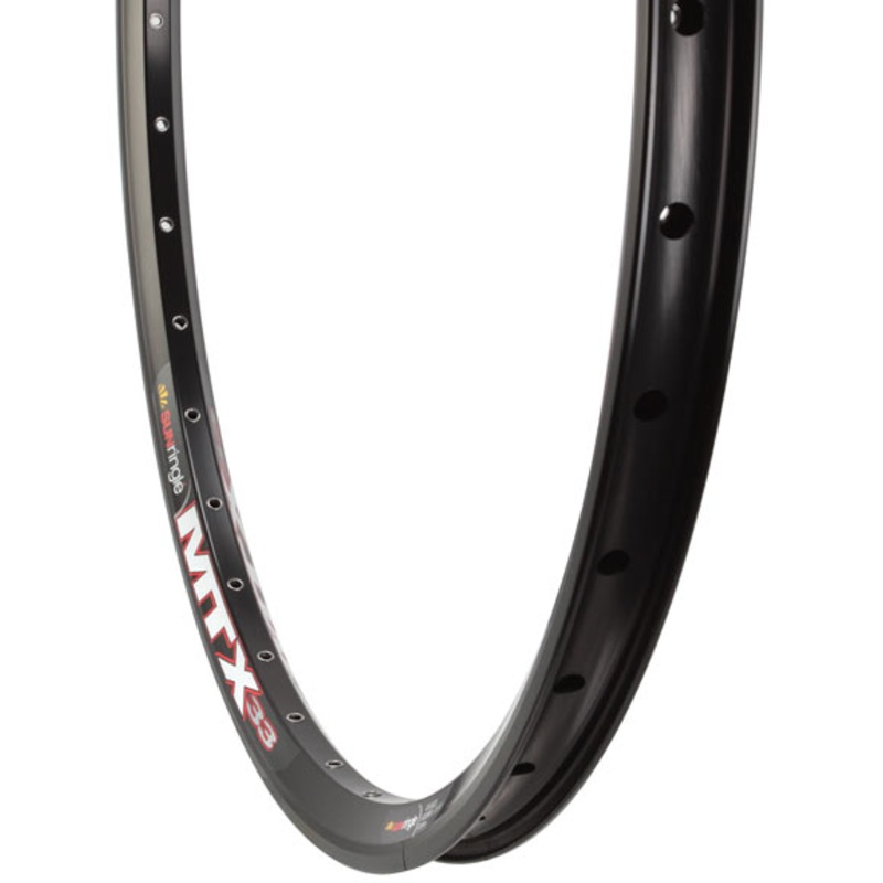 SunRingle MTX-33 29″ Disc Rim  Lightweight Aluminum, Tubeless Ready, Reinforced Spoke Face, Black, for Mountain & Trail Cycling 32