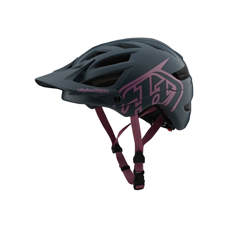 Troy Lee Designs A1 MTB Helmet – Drone – Gray-Pink – 2020 Gray – Pink X-Small