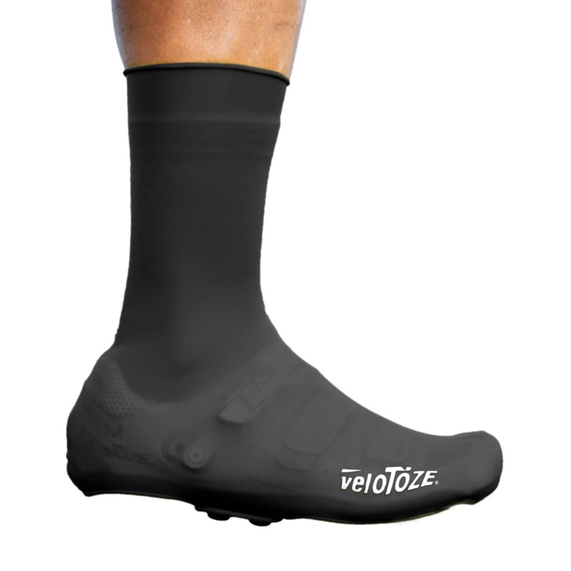 VeloToze Silicone Waterproof Windproof Shoe Covers  Windproof, Waterproof Cycling Footwear Protection for Winter & All-Weather Rides Medium 40.5-43