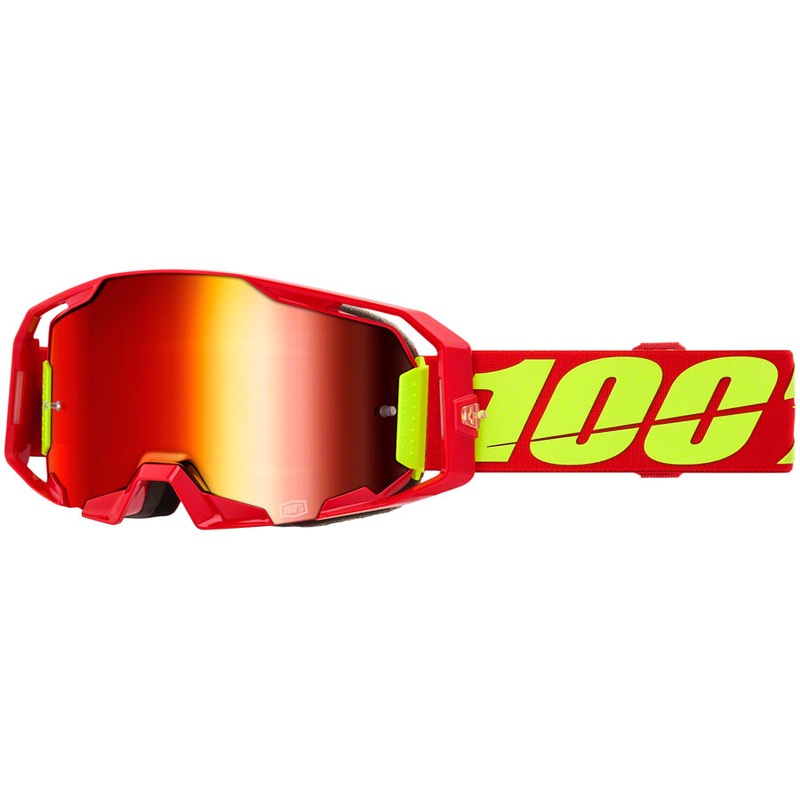 100% ARmatic Goggles – Red, Mirror Red Lens