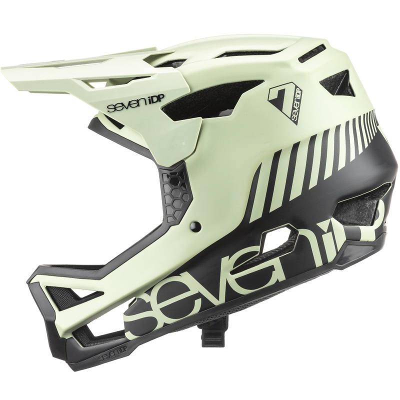 7 iDP Project 23 Fiberglass Full Face Helmet – Glacier Green-Black Glacier Green – Black X-Small