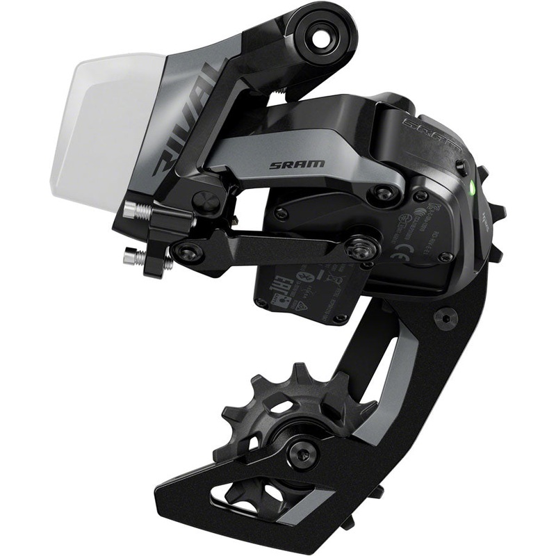 SRAM Rival AXS Rear Derailleur – 12-Speed, 36t Max, (Battery Not Included), Aluminum Cage, Black, E1