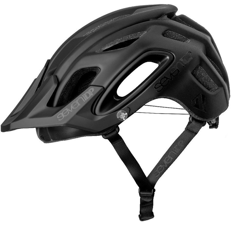 7 iDP M2 BOA MTB Helmet – Matt Black-Gloss Black Matt Black – Gloss Black X-Small/Small