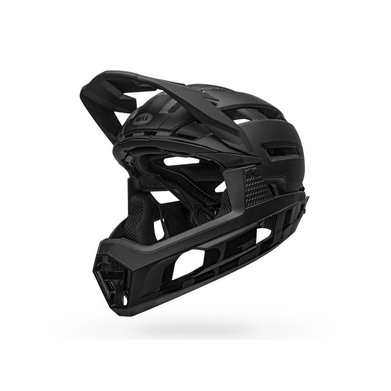 Bell Super Air R Spherical Full Face Helmet – Matt Gloss Black Matt Gloss Black Small