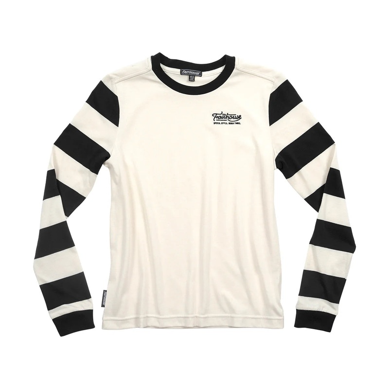 Fasthouse Jailbreak Stripe Long Sleeve Tee – Youth – Natural Natural X-Large