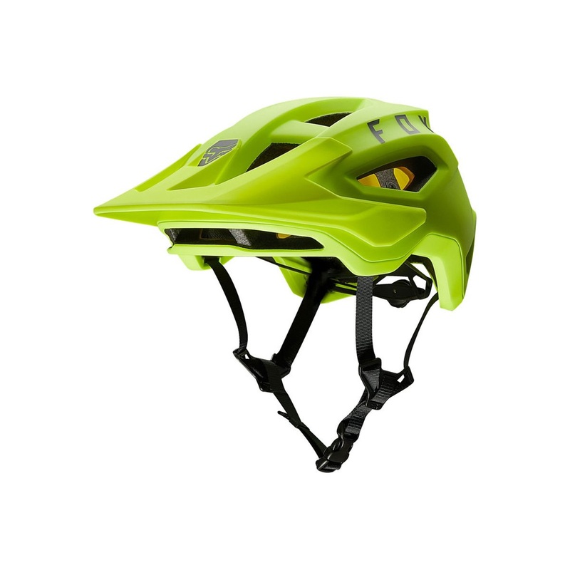 Fox Racing Speedframe MIPS MTB Helmet – Flo Yellow – 2021 Flo Yellow Small
