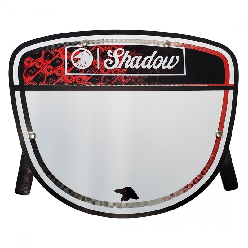 The Shadow Conspiracy Interlock Number Plate White/Black/Red