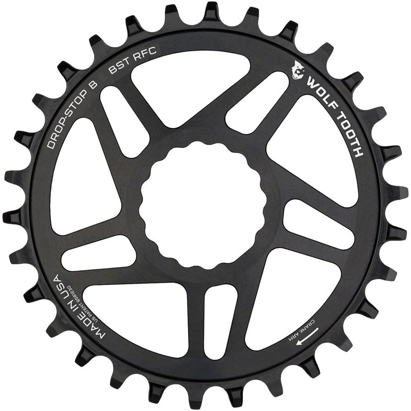 Wolf Tooth Direct Mount Chainring – 36t, RaceFace/Easton CINCH Direct Mount, Drop-Stop B, For Boost Cranks, 3mm Offset,