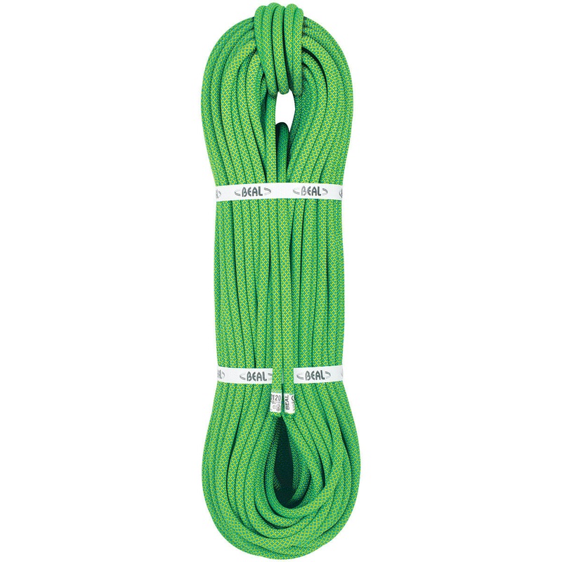 Beal Opera Unicore 8.5mm x 70m Climbing Rope – Green/Golden Dry with Unicore Technology