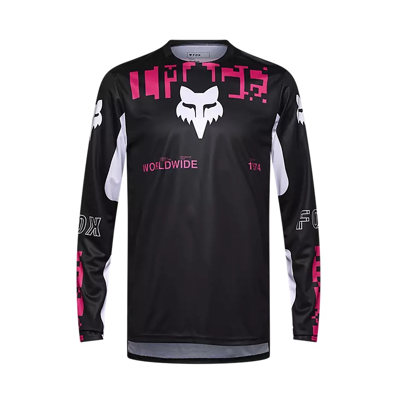 Fox Racing Ranger Long Sleeve MTB Jersey – Digi image – Black Black Small
