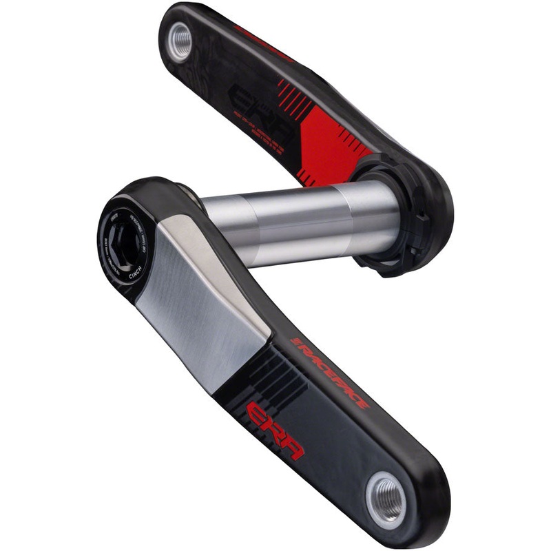 RaceFace ERA Crankset – 175mm, Direct Mount, 136mm Spindle with CINCH Interface, Carbon, Red