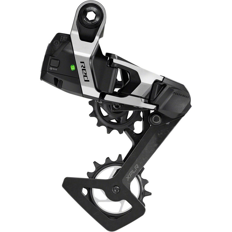 SRAM RED XPLR AXS Rear Derailleur – For RED XPLR 1x, 13-Speed, 46t Max, UDH Hangerless, (Battery Not Included),