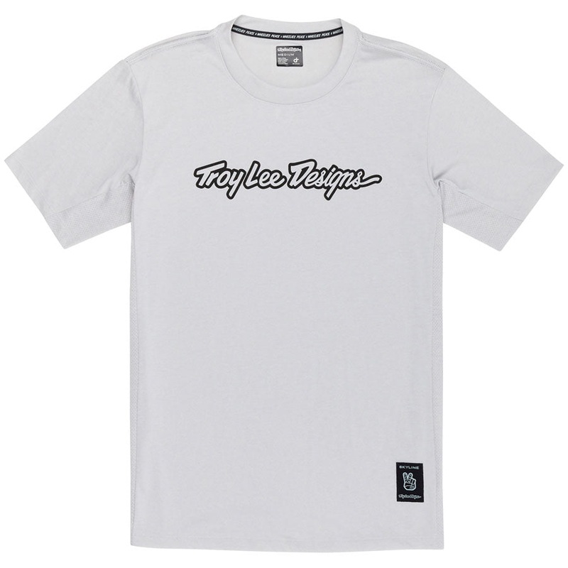 Troy Lee Designs Skyline Short Sleeve Ride Tee  Signature Mist, Small
