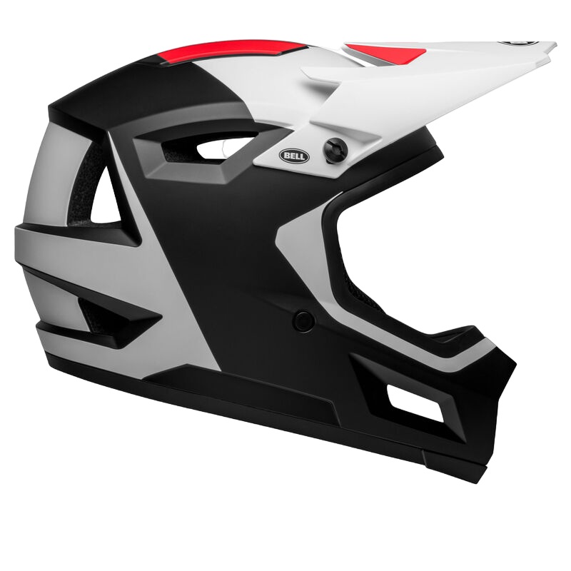Bell Sanction 2 DLX MIPS Full Face Helmet – Deft – Matt Black-White Matt Black – White X-Small/Small
