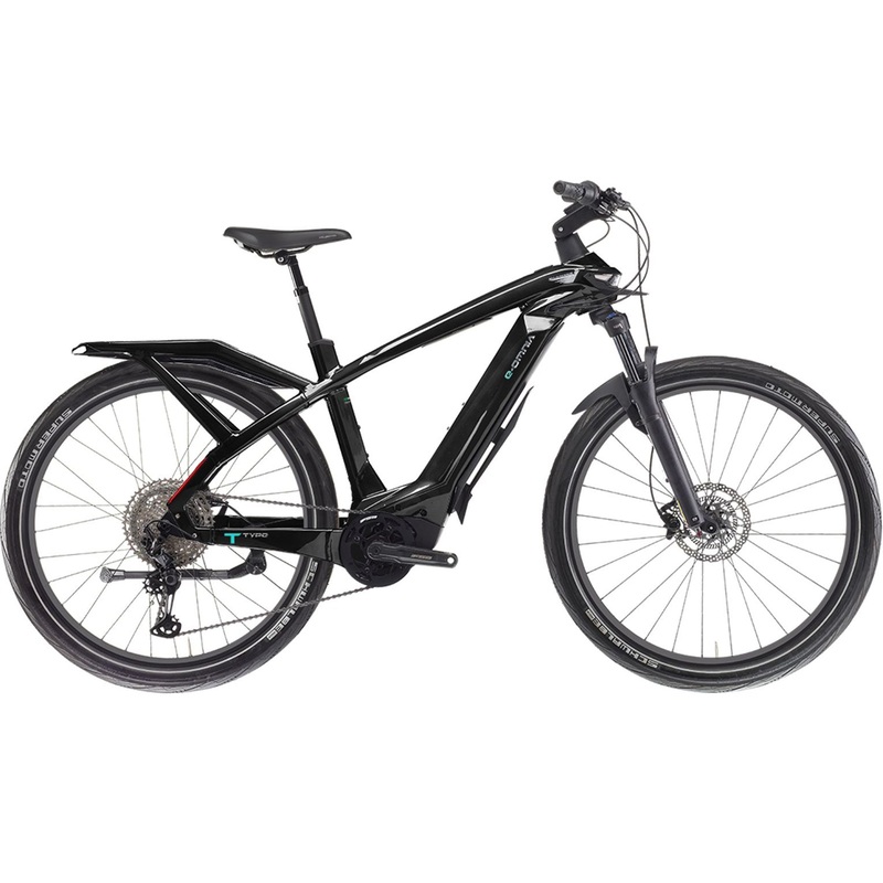 Bianchi E-Omnia T-Type 29″ E-Touring Bike – Black Black Medium