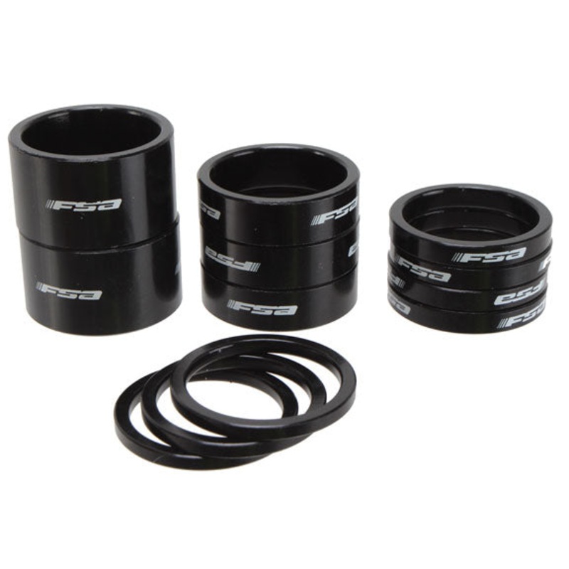 FSA Aluminum Headset Spacer Pack 1-1/8″ 12/Bag