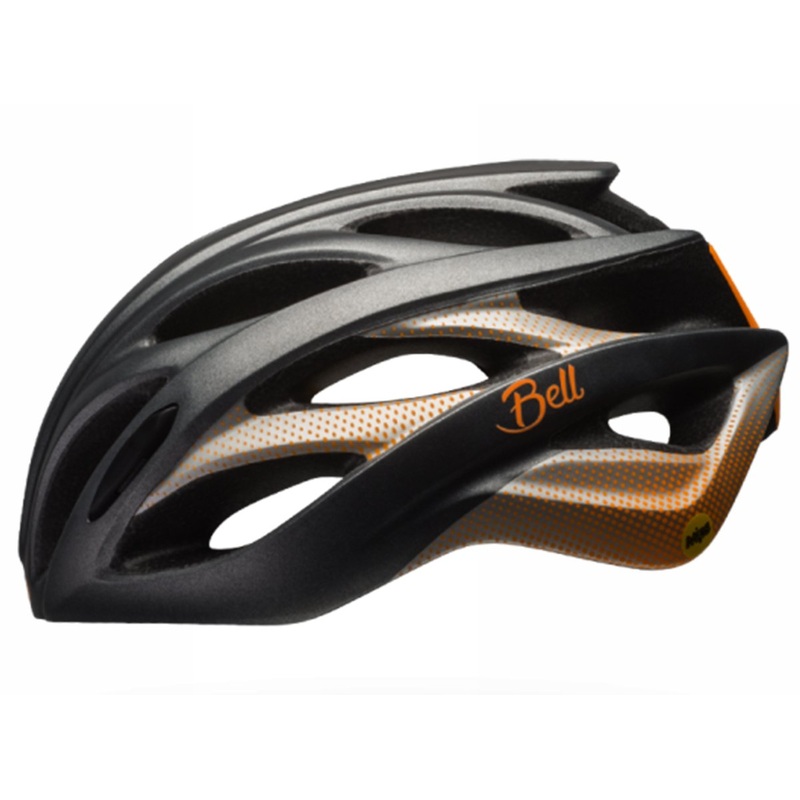 Bell Endeavor MIPS Joy Ride Road Helmet – Womens – Gunmetal-Tangerine Gunmetal – Tangerine Small