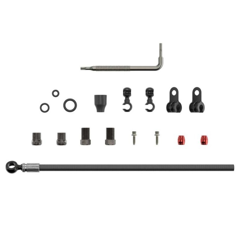 Disc Brake Hose Kit Black Banjo