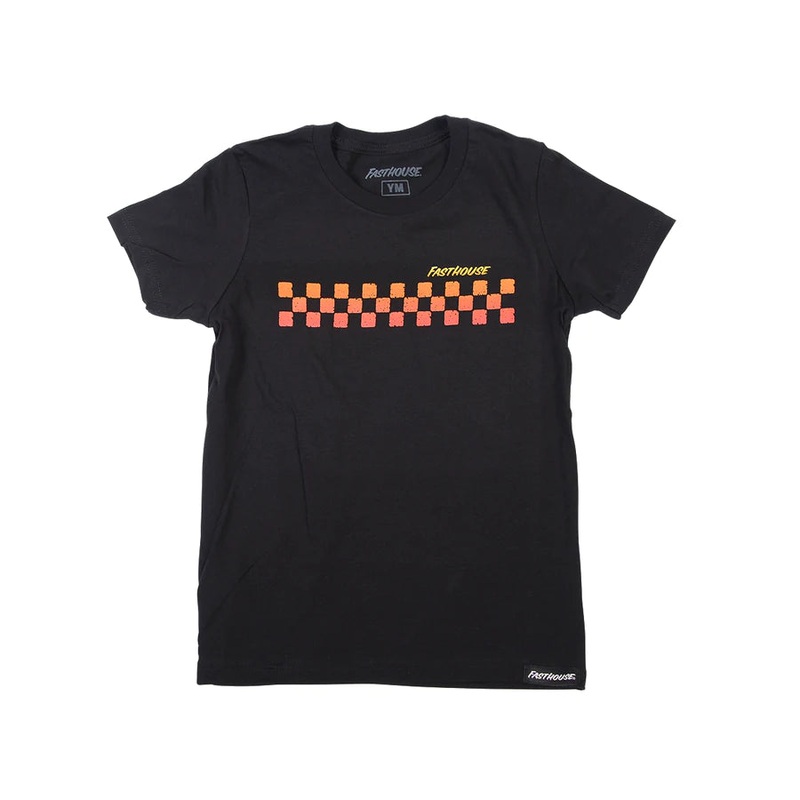 Fasthouse Ricky Tee – Youth – Black Black Small