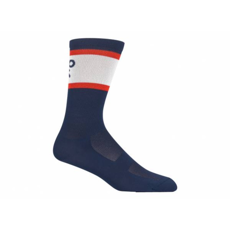 Giro Comp 6″ High Rise Sock – Midnight Retro – 2022 Midnight Retro Small