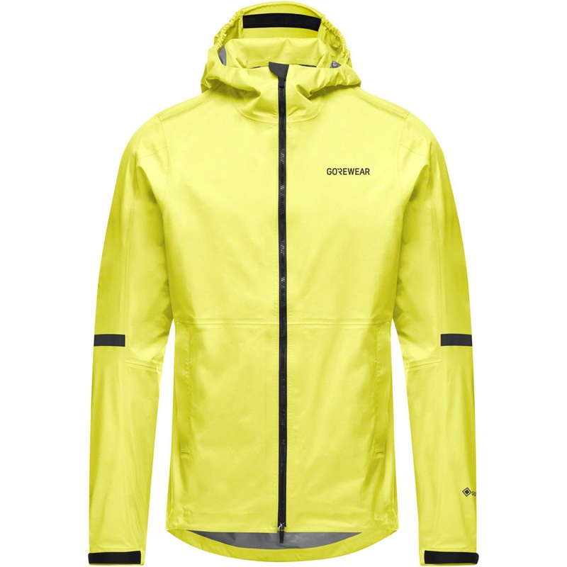 Gorewear Lupra Gore-Tex 2.0 Hooded Jacket – Black/Neon Yellow, Men’s, Medium