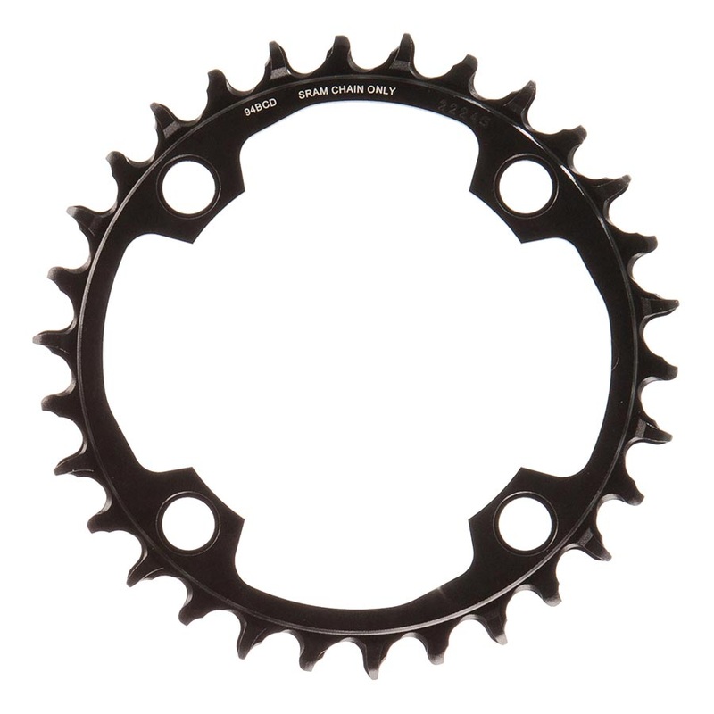 SRAM 30t 94 BCD x 4-Bolt 11/12-Speed X-Sync2 Eagle Chainring Black