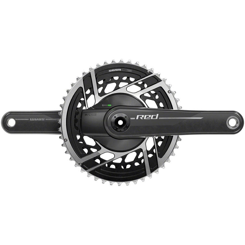 SRAM RED AXS Power Meter Crankset – 170mm, 2x 12-Speed, 46/33t, 8-Bolt Direct Mount, DUB Spindle Interface, Natural