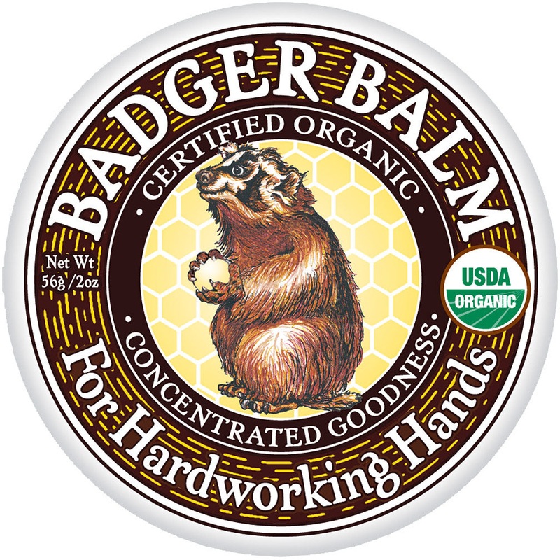 Badger Healing Balm Collection  Organic Skin Care for Dry, Cracked, Windburned Hands & Feet in 2oz & 0.75oz Tin Sizes 2OZ