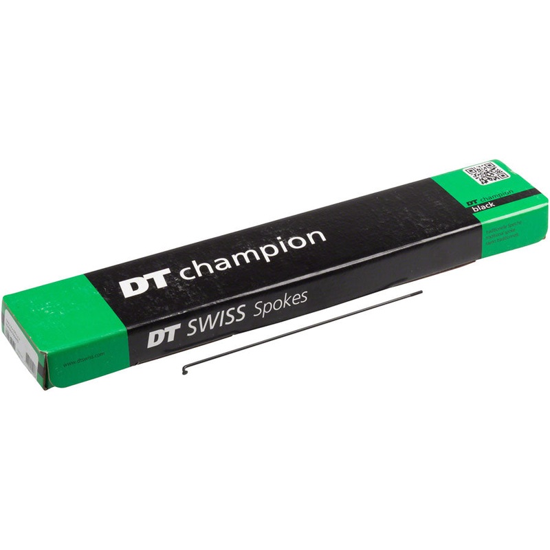 DT Swiss Champion Spoke: 2.0mm, 269mm, J-bend, Black, Box of 100