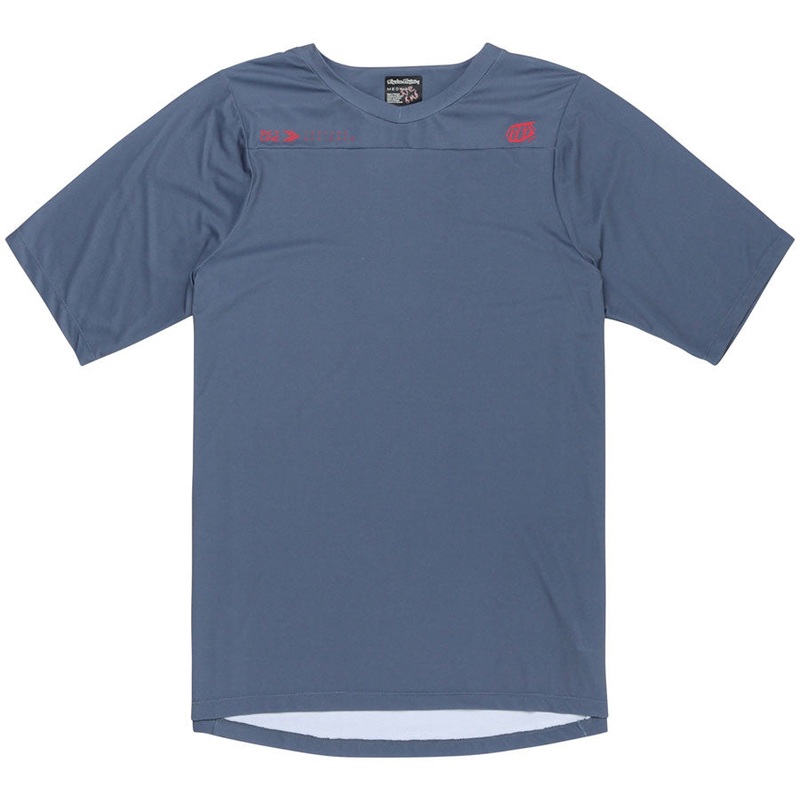 Troy Lee Designs Skyline Short Sleeve Jersey  Mono Steel Blue, Medium