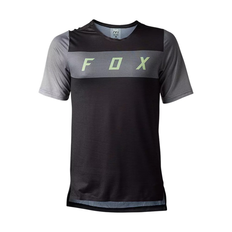 Fox Racing Flexair Short Sleeve MTB Jersey – Arcadia – Black Black Small
