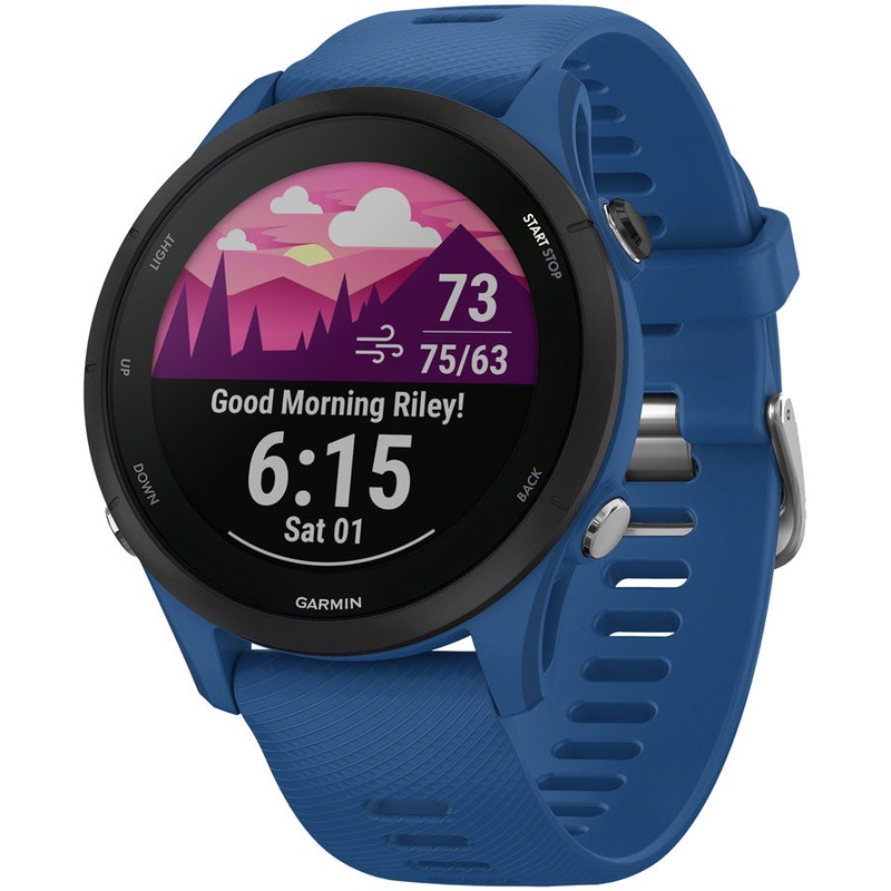 Garmin Forerunner 255 GPS Smartwatch – 45.6mm Tidal Blue