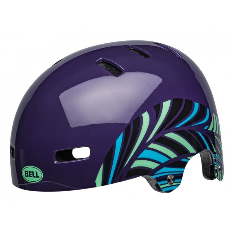 Bell Local BMX Helmet – Chapelle Gloss Purple Chapelle Gloss Purple Small